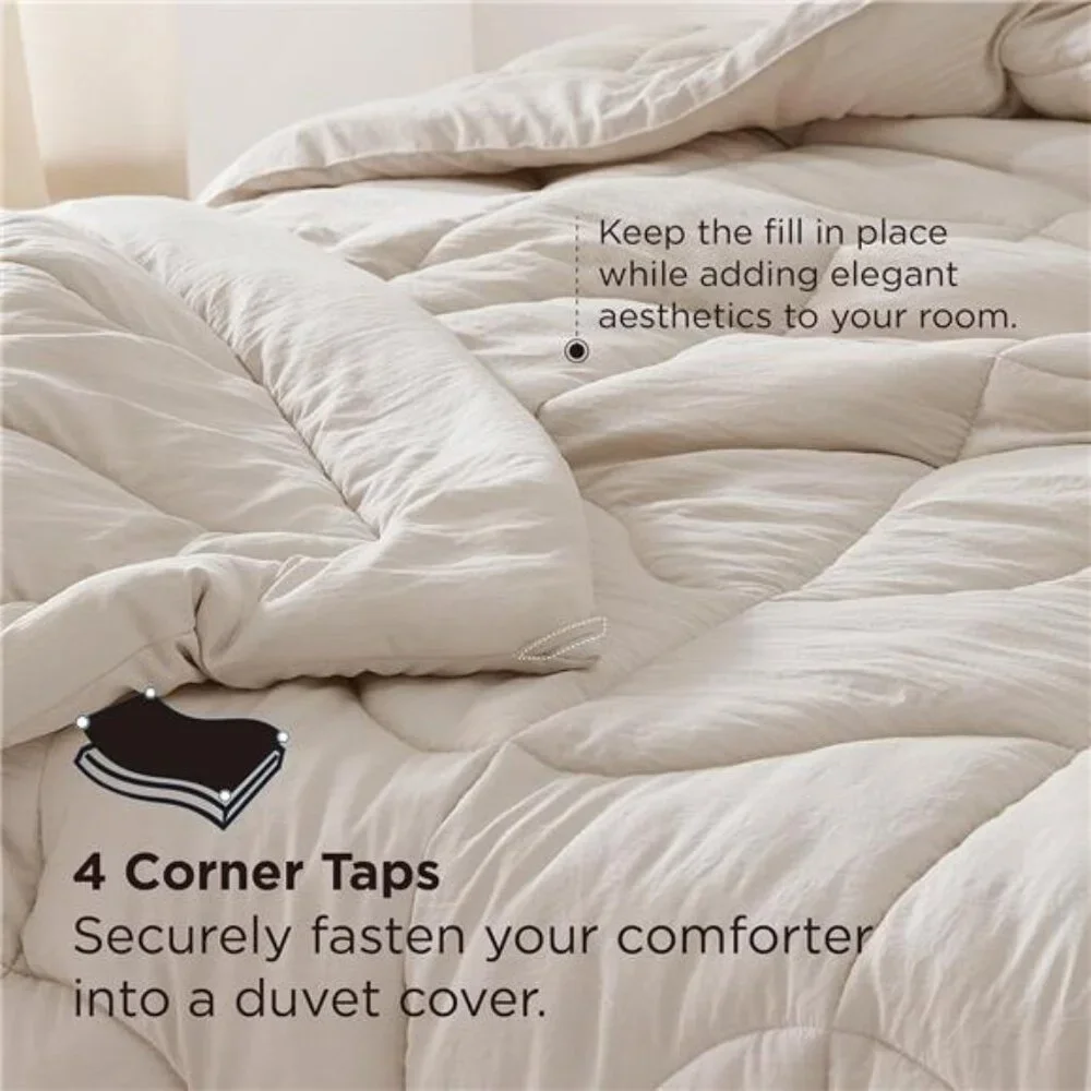 Bedsure Queen Comforter - Comforters Queen Size for All Season, Ultra-Soft Down